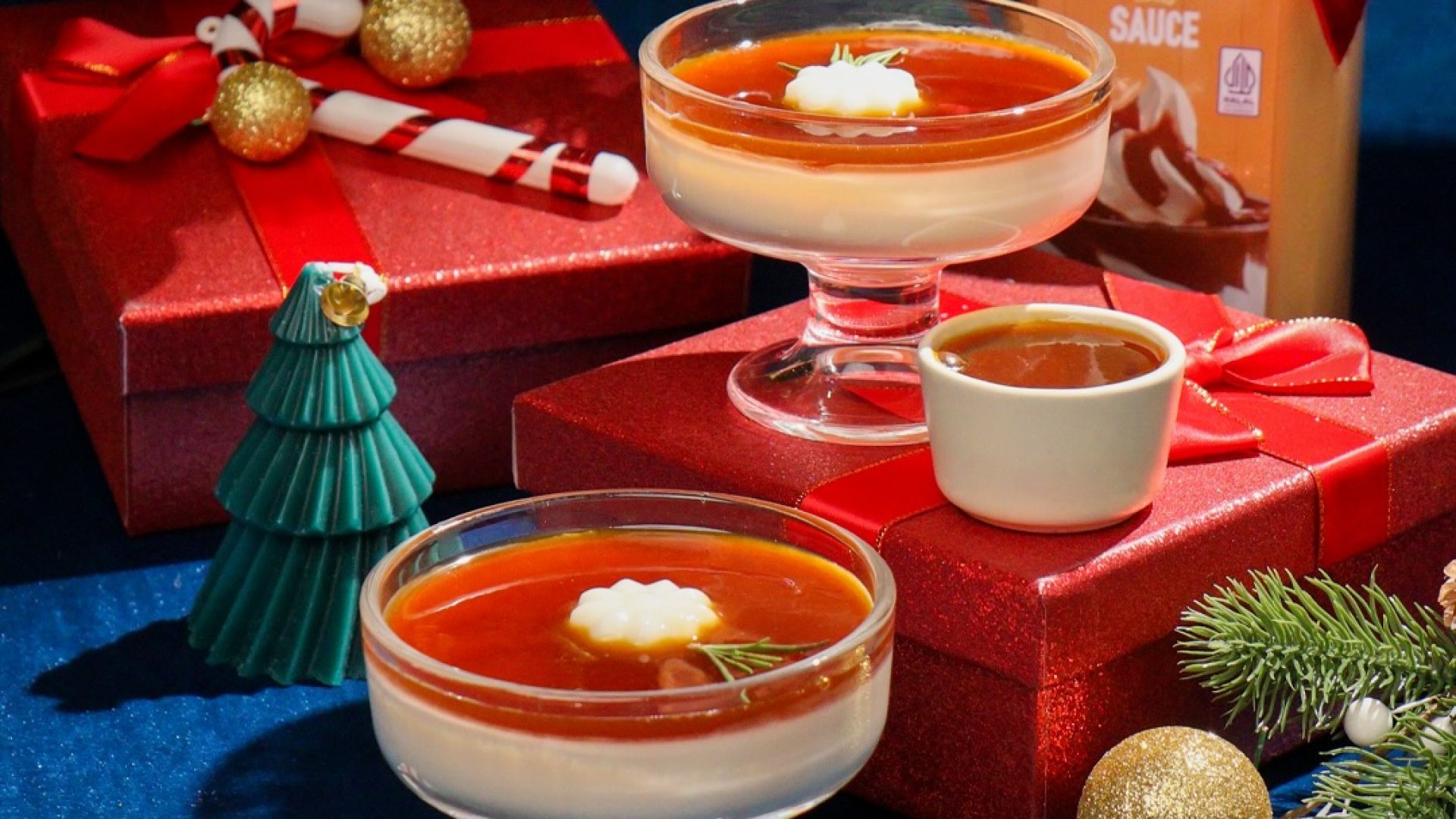 Earl Grey Caramel Soft PuddingLembutnya soft pudding berpadu dengan aroma teh Earl Grey dan sira
