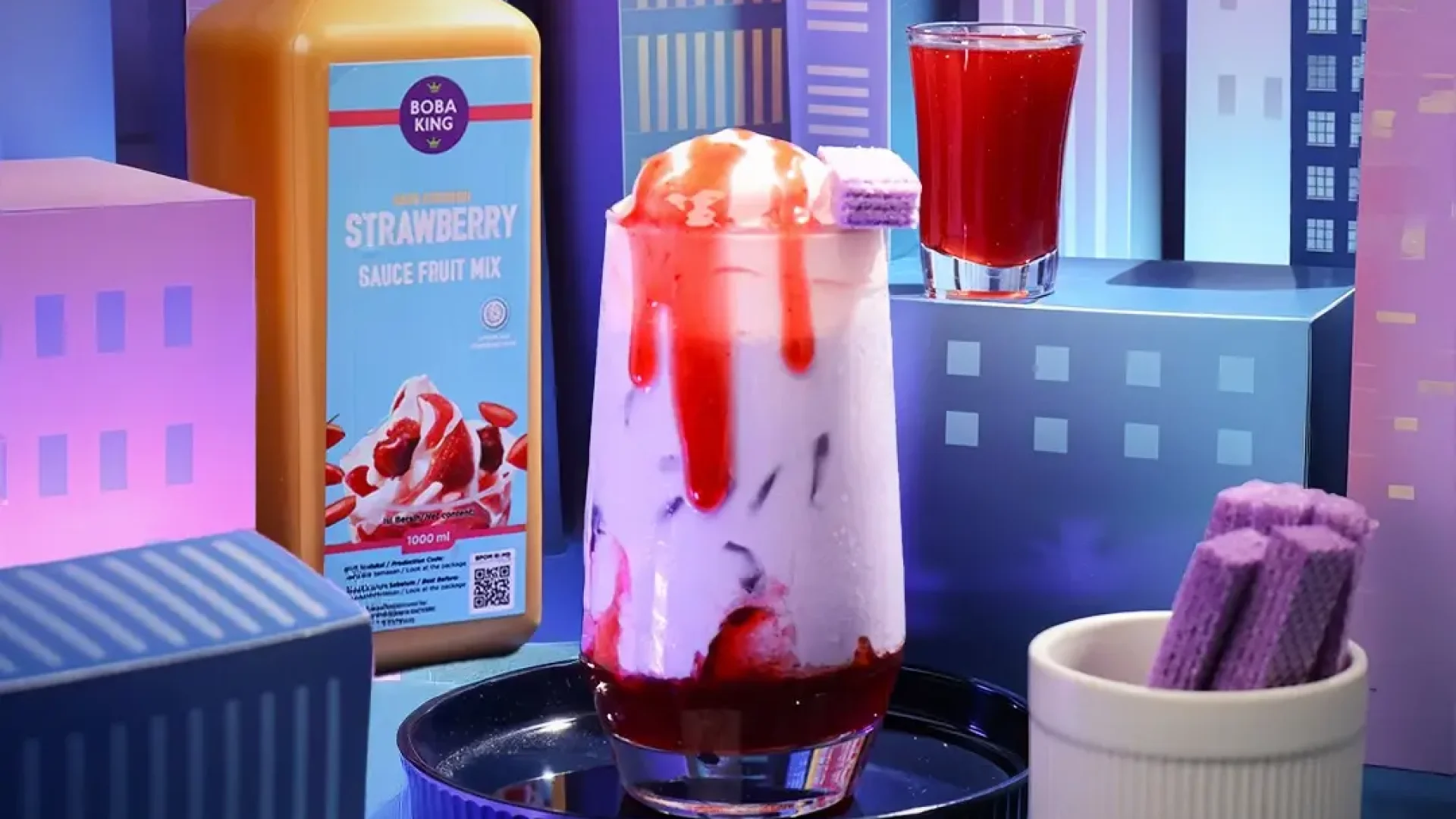 Seasalt Berry Taro, menu manis yang rasanya langsung pecah di tegukan pertama! 🔥🫐💜Paduan crea